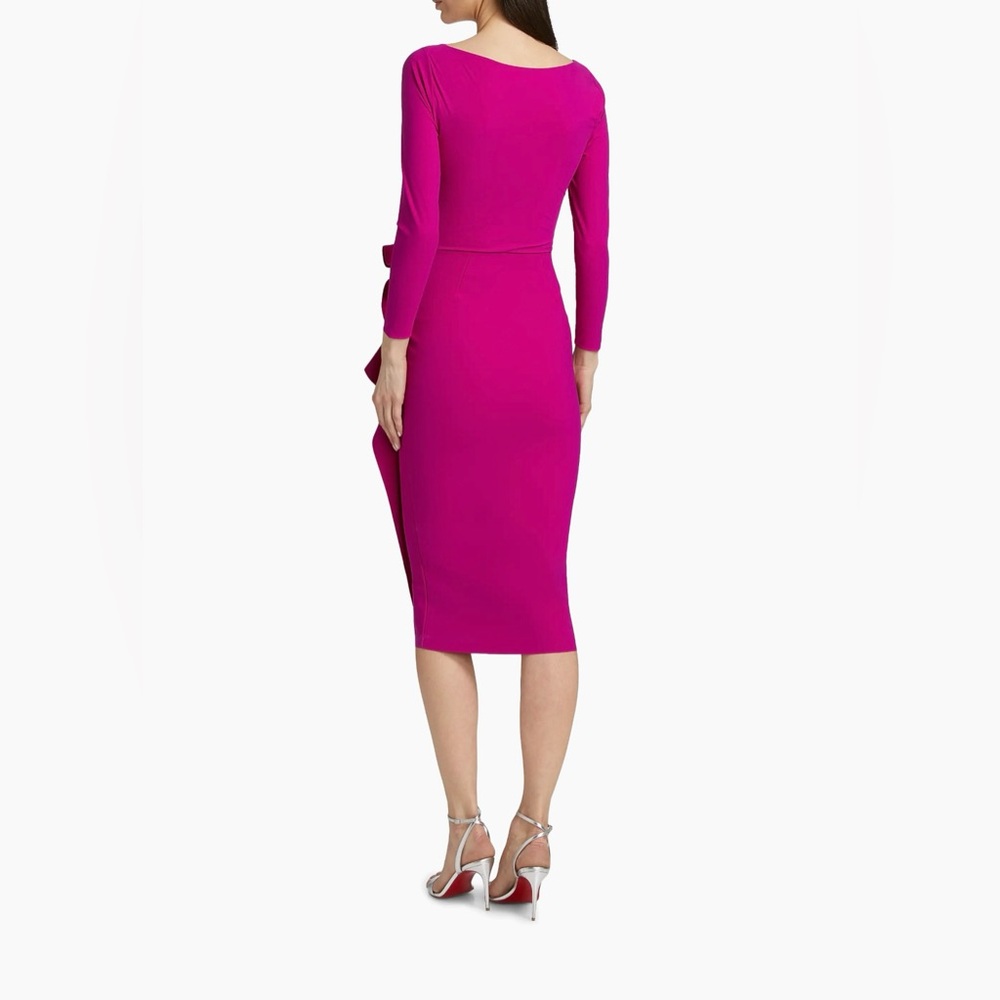 Chiara Boni Magenta Long Sleeve Dress - Picture 4 of 11